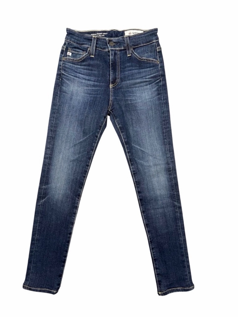 AG Adriano Goldschmied Blue Farrah Skinny Ankle High Rise Jeans Women 24R